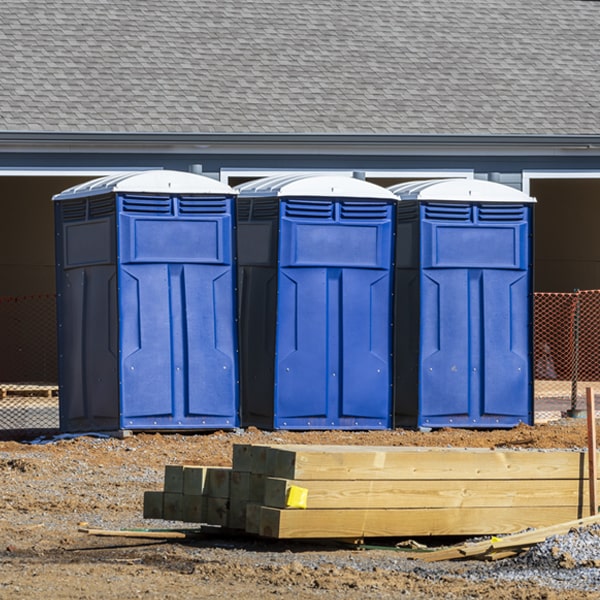 do you offer hand sanitizer dispensers inside the porta potties in Eckman